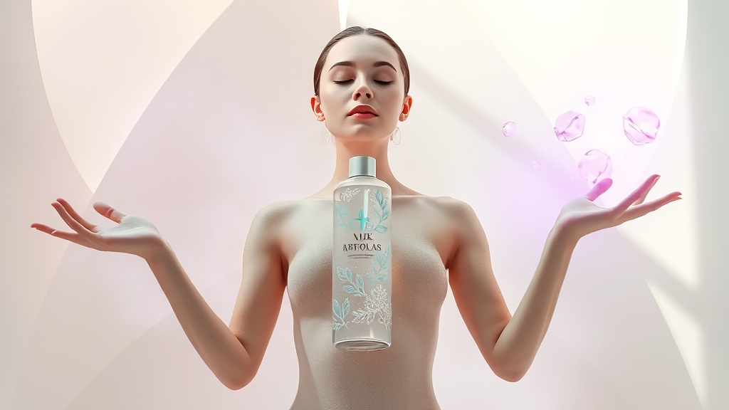 아비토랩 클렌징밀크 소개 (illustration 스타일)