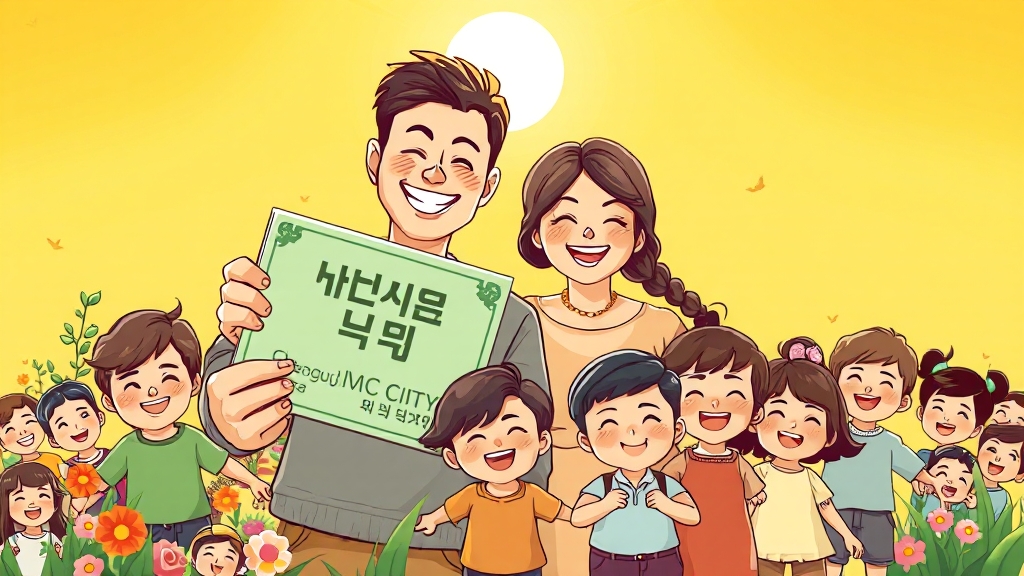 청주시 출산지원금, 어떻게 신청하나요? (cartoon 스타일)