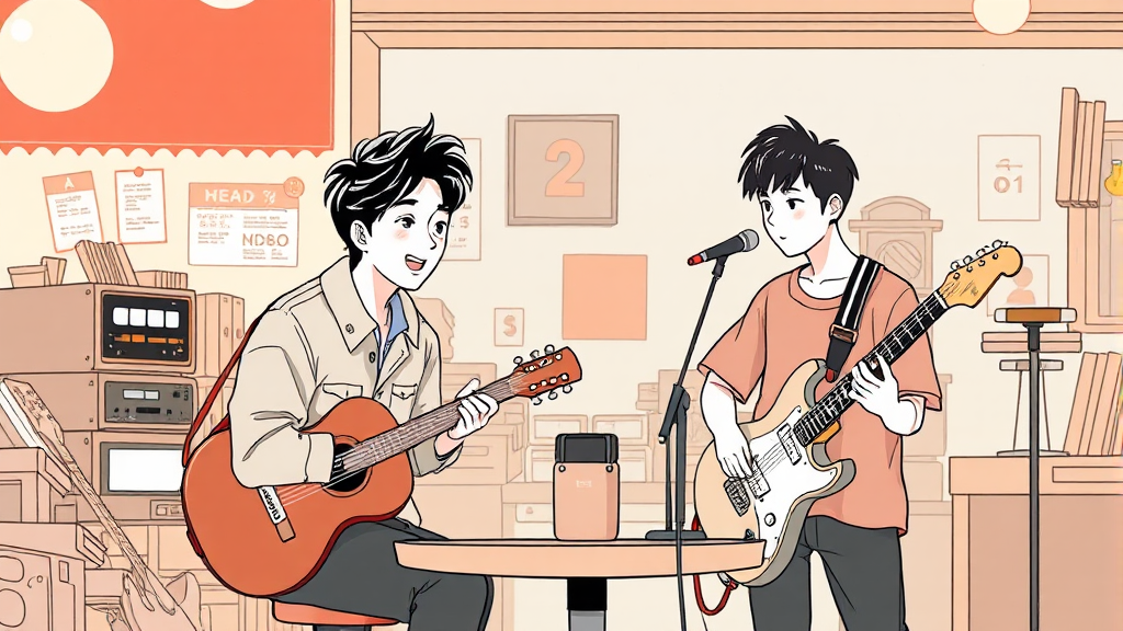 주요 등장인물 분석 (illustration 스타일)