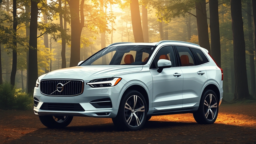 XC60 시승 경험 (illustration 스타일)
