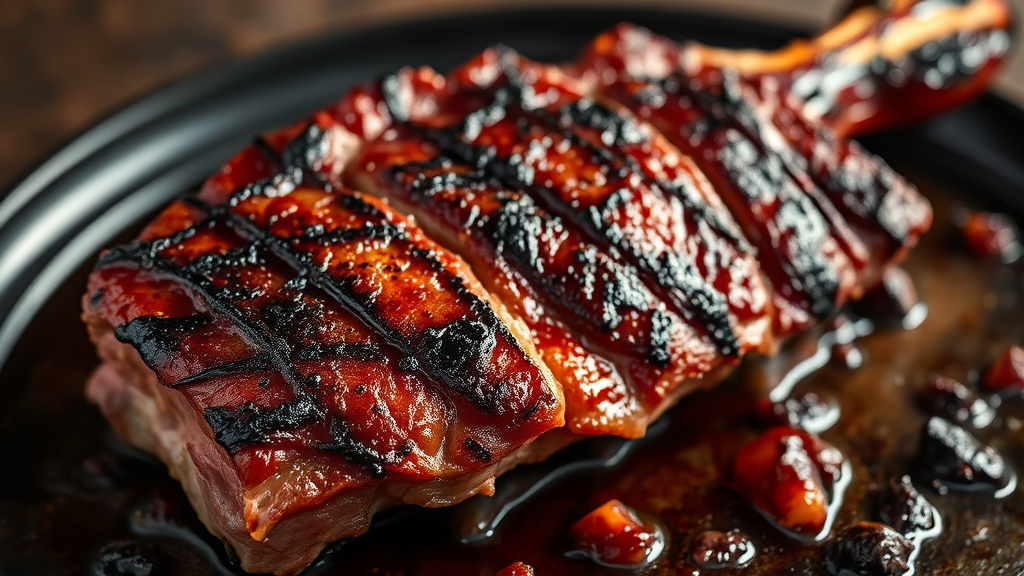 LA갈비 부위별 특징 (realistic 스타일)