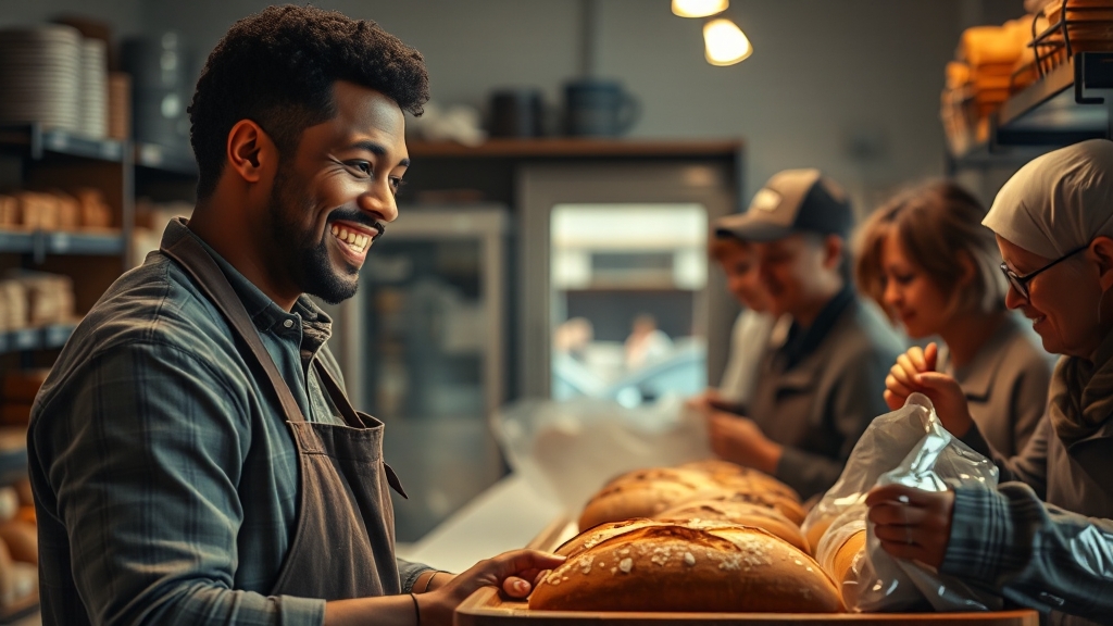 수혜 사례 및 기대 효과 (realistic 스타일)