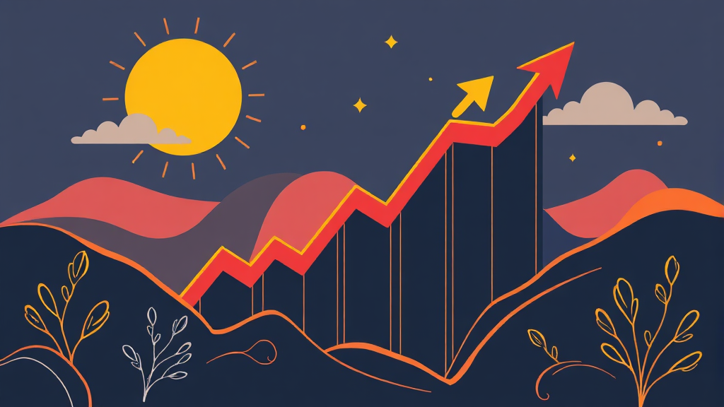 주식 가격 상승, 기대감부터 외부 요인까지 모든 이유 총정리 4 기업의 미래 가치, 주가 상승의 핵심 동력 (illustration 스타일)