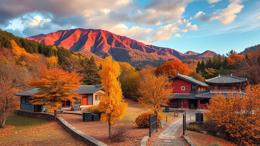 추천 등산 코스는? (realistic 스타일)