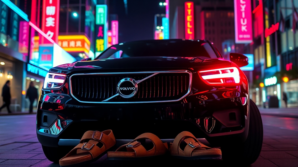 XC40 블랙 에디션 사양 (popart 스타일)