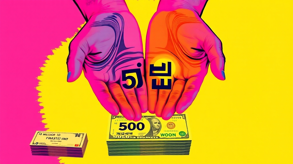 빚탕감 정책, 누가 받을 수 있나요? (popart 스타일)