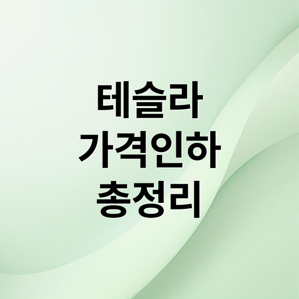 테슬라
가격인하
총정리 (테슬라 전기차 가격 인하)