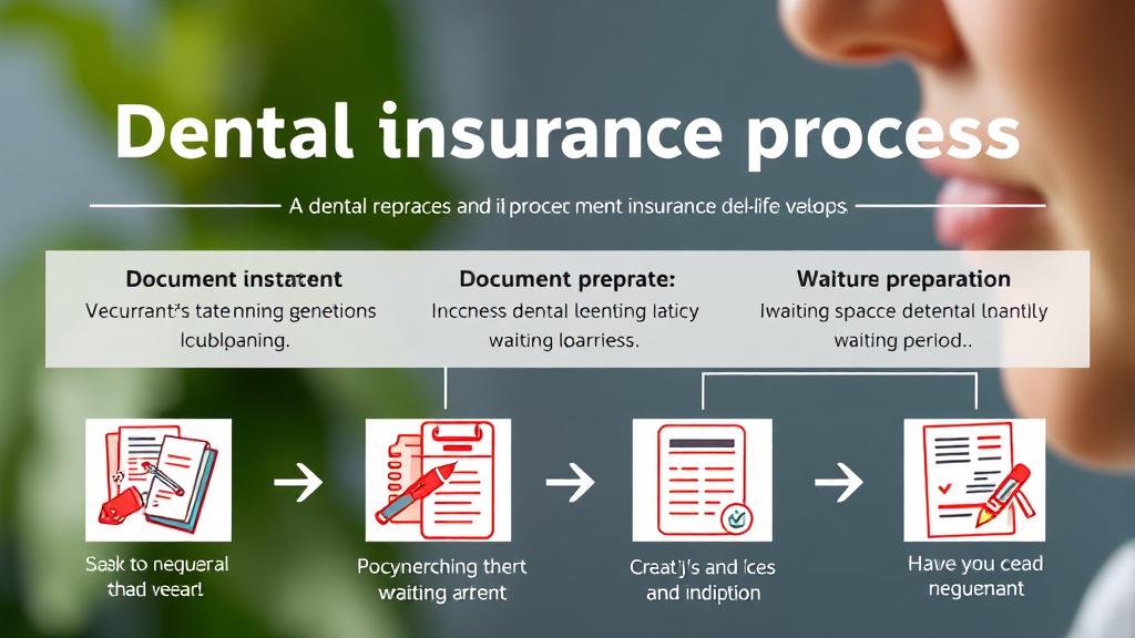 치아보험금 청구, 절차와 필요 서류 완벽 정리 (realistic 스타일)