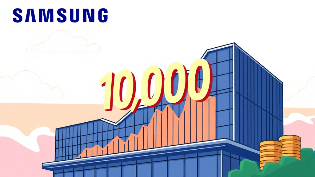 삼성전자 특별배당 1만원, 가능성은? (illustration 스타일)