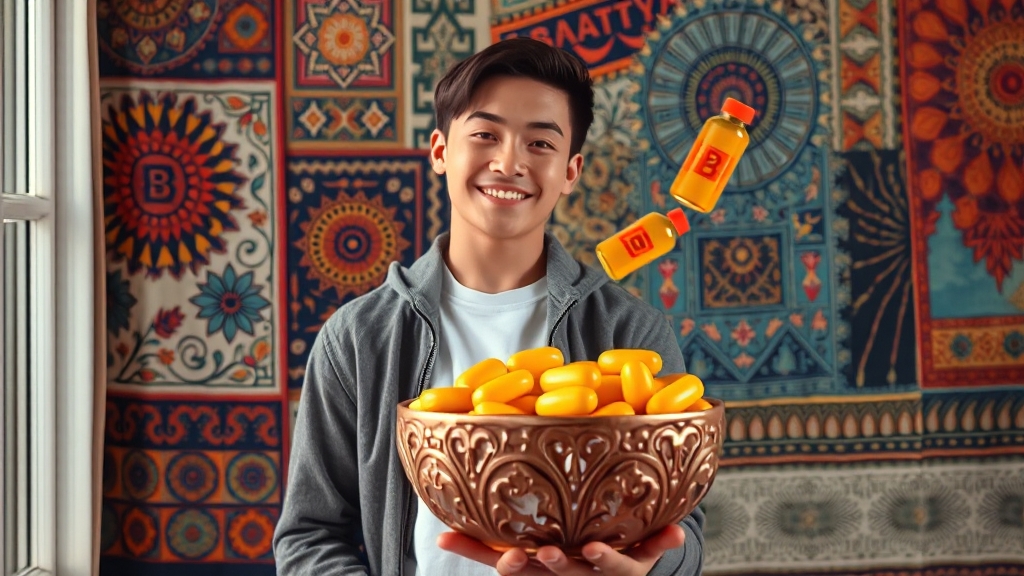 에너지 생성과 피로 해소 (realistic 스타일)