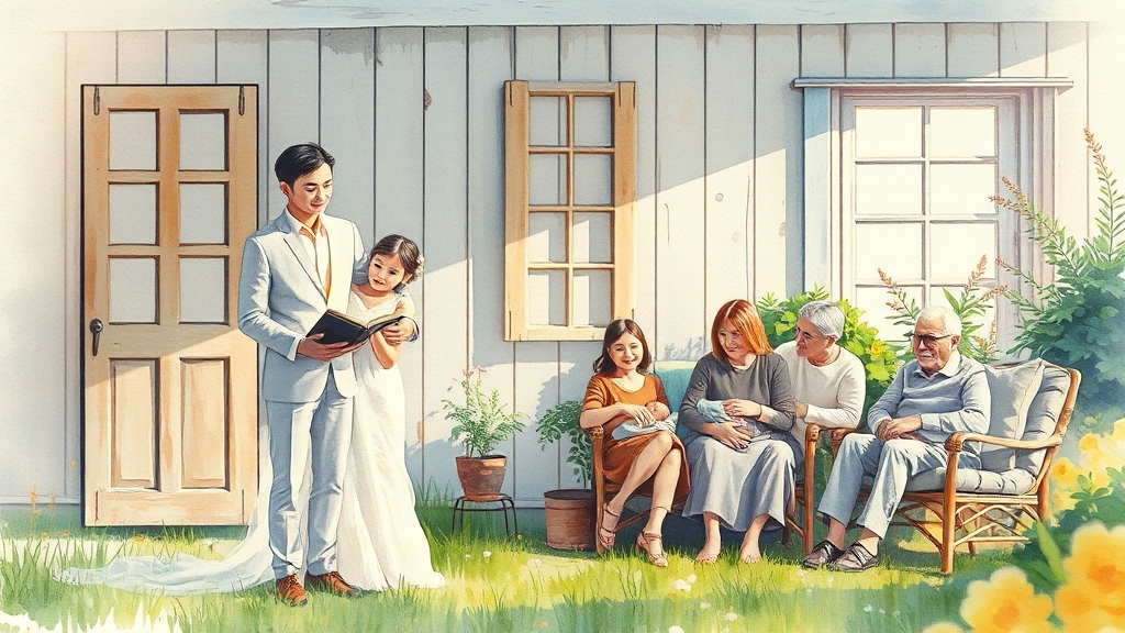 입주 자격 조건은? (watercolor 스타일)
