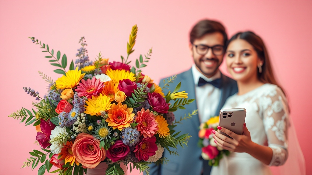 꽃집 마케팅 전략 및 온라인 주문 팁 (realistic 스타일)