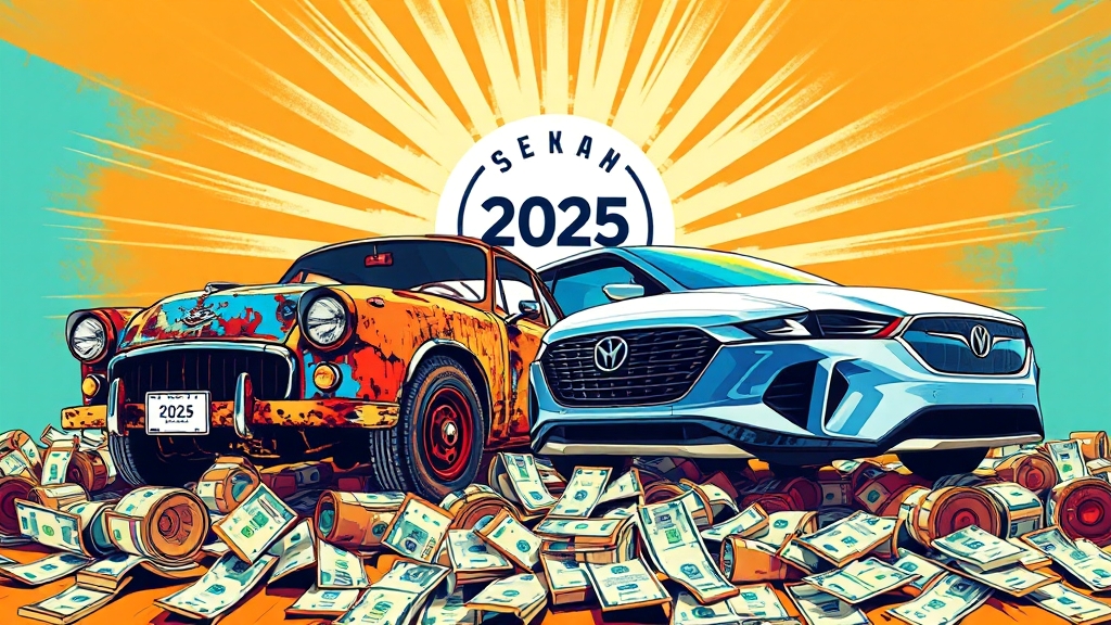 2025년 지원금, 얼마나 받을까? (popart 스타일)