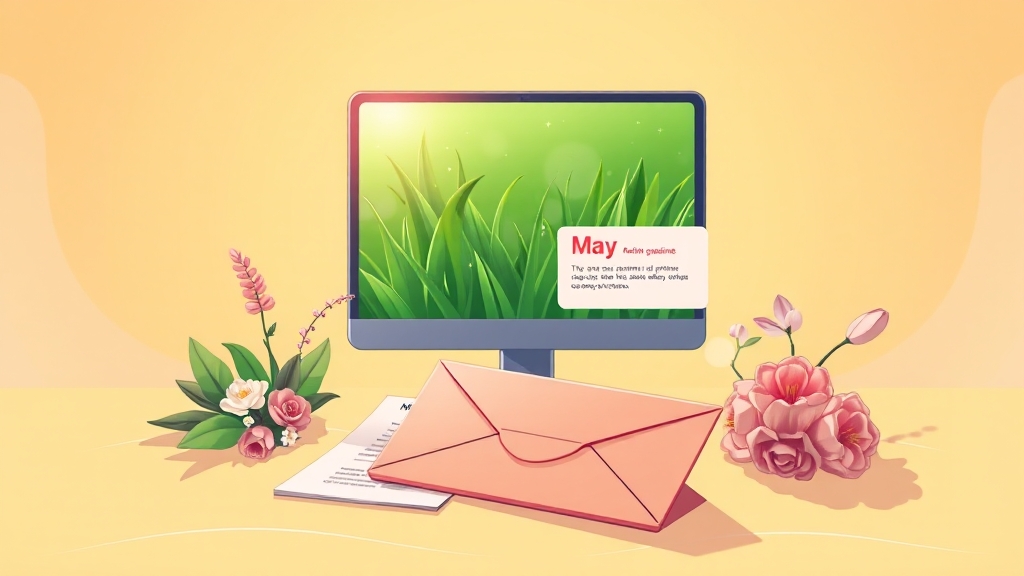 신고 기간과 새로운 서비스 (illustration 스타일)