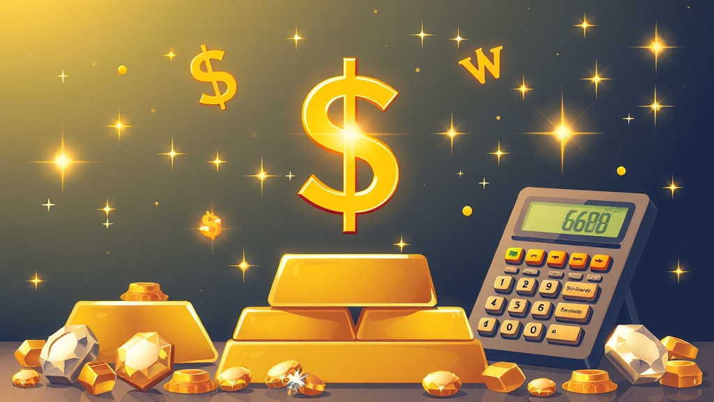 국제 금 시세, 원화 환산법 (illustration 스타일)