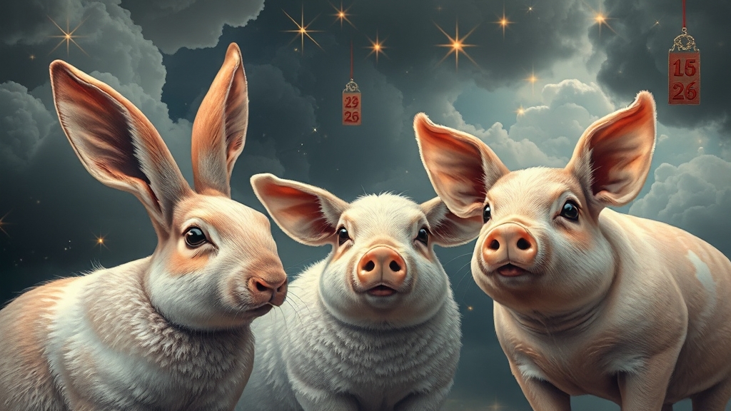 띠별 특징 및 주의사항 (realistic 스타일)