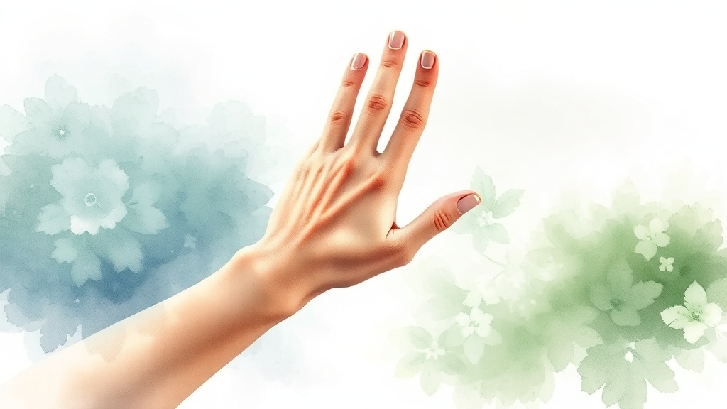 완화 스트레칭 및 운동 (watercolor 스타일)