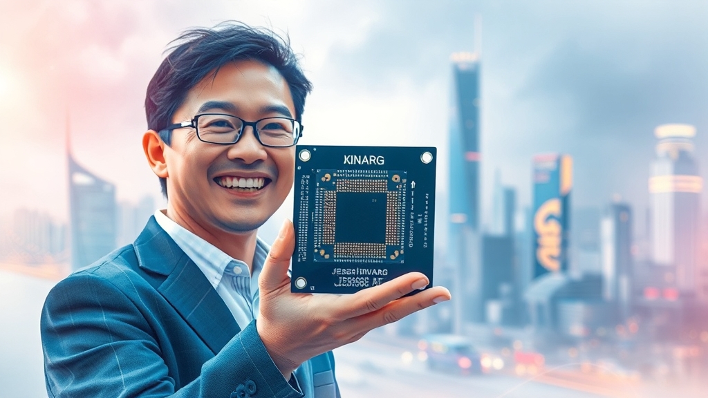 젠슨 황 CEO의 결정: 왜 한국에 우선 공급했을까? (watercolor 스타일)