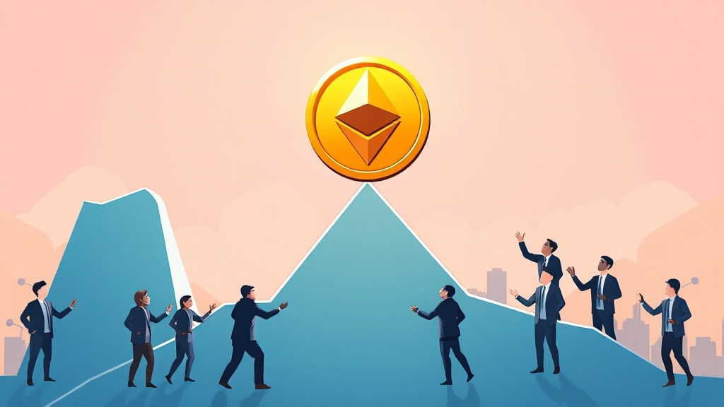 이더리움 ETF 승인 기대감 (cartoon 스타일)