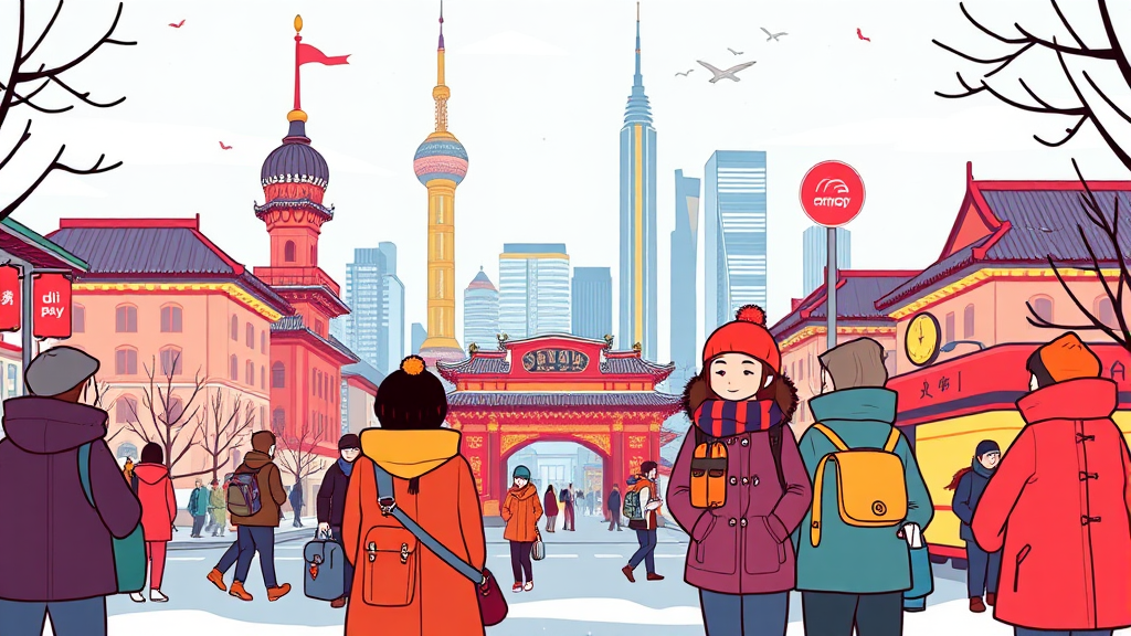 상하이 여행 유의사항 (cartoon 스타일)