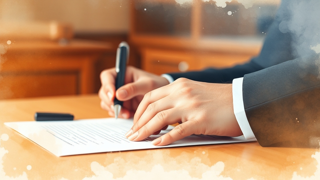 형사합의서 양식, 어디서 구할까요? (watercolor 스타일)