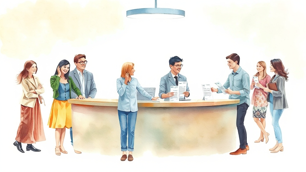 환급 대상자, 누가 해당될까? (watercolor 스타일)
