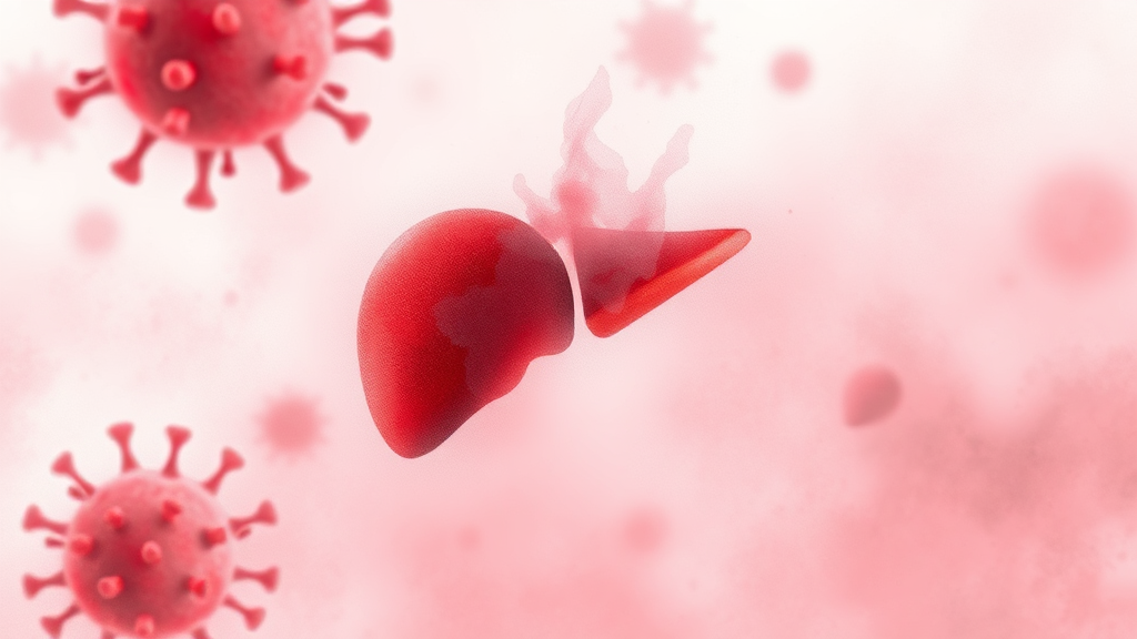 B형 간염이란? (watercolor 스타일)