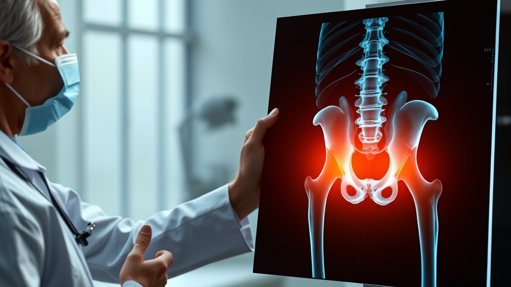 고관절 건강, 전문가의 진단과 치료 방법은? (realistic 스타일)