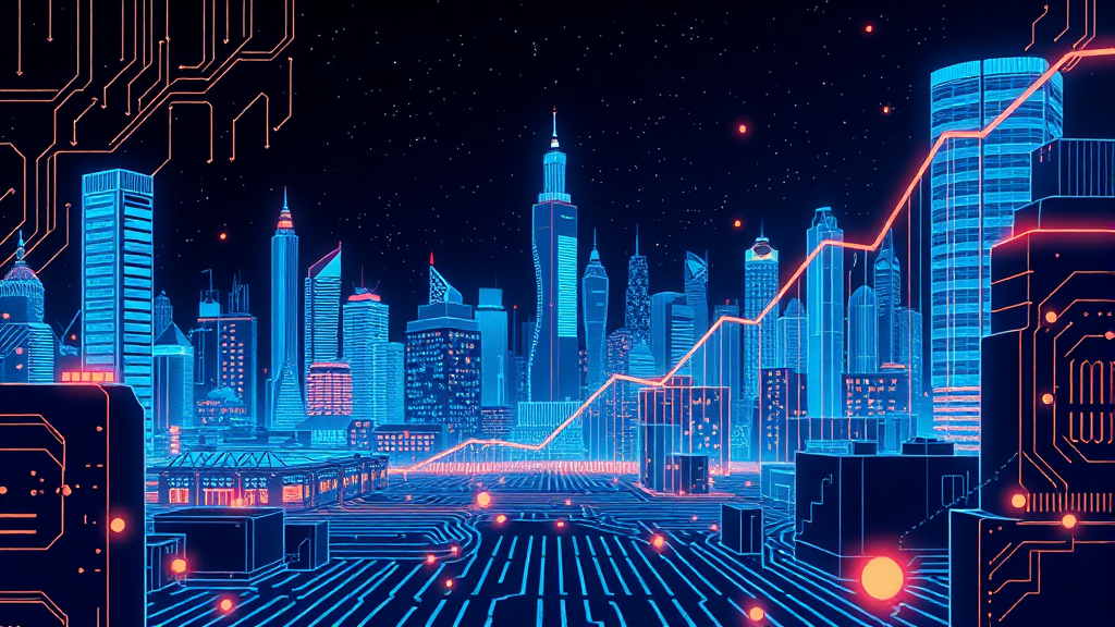 AI 반도체 관련주 투자: 유망 기업 분석 (illustration 스타일)