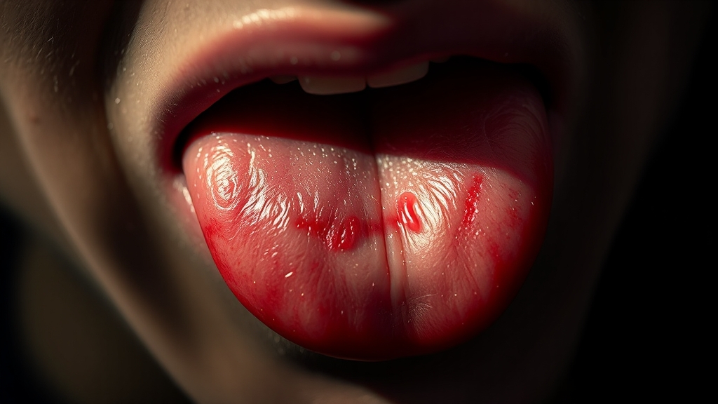 혓바늘, 무엇일까요? (realistic 스타일)