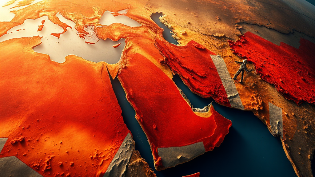 글로벌 정세와 지정학적 리스크: 패권 경쟁의 현주소 (realistic 스타일)