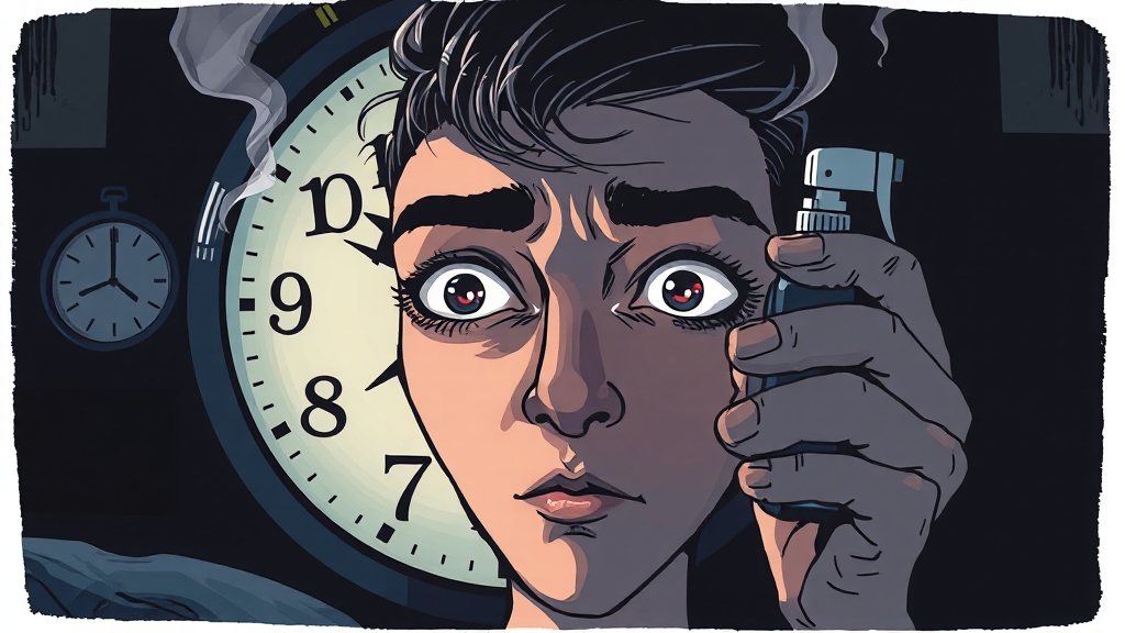 멜라토닌 스프레이 부작용 (illustration 스타일)