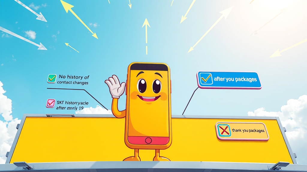 2025 SKT 위약금 면제: 대상, 환급 방법, 고객 감사 패키지 총정리 6 위약금 면제 제외 항목 및 유의사항 (cartoon 스타일)