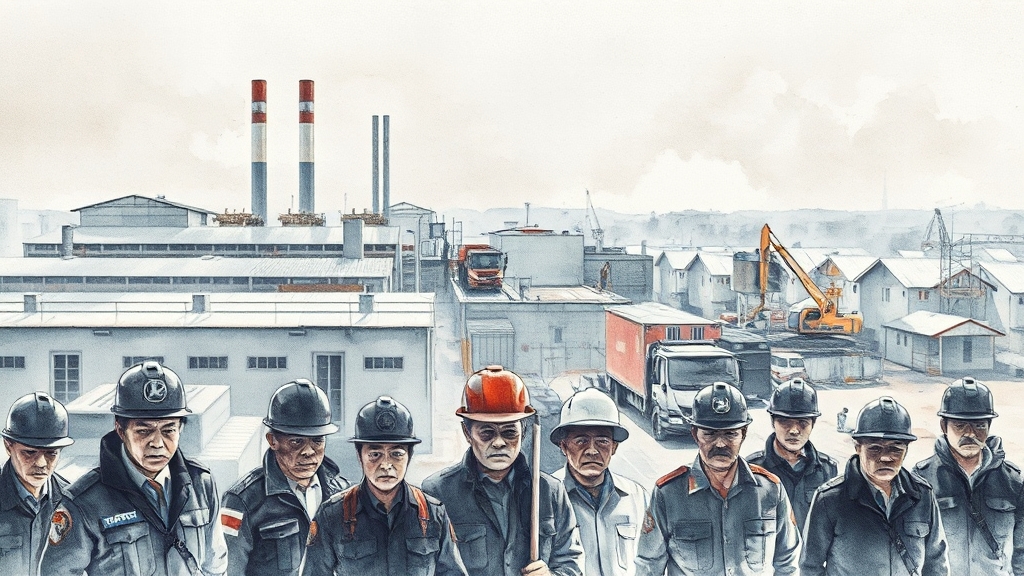 불법 체류 단속, 왜 시작됐나? (watercolor 스타일)