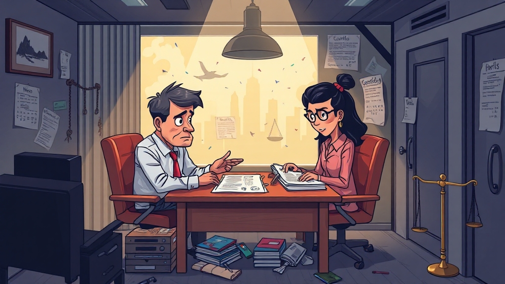 계약서 없으면, 어떤 문제가 생길까요? (cartoon 스타일)