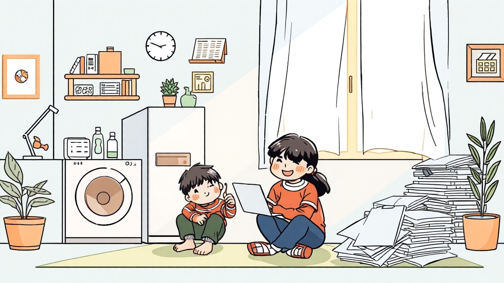 신청 방법 및 필요 서류 완벽 정리 (illustration 스타일)