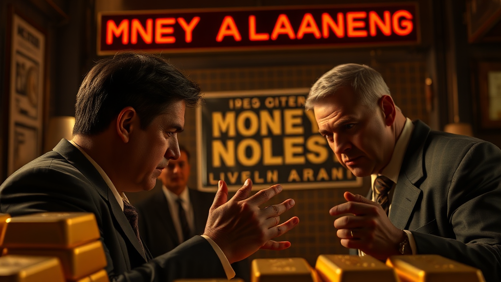 자금세탁 수법 상세 분석 (realistic 스타일)