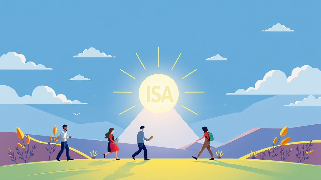 국민성장펀드 ISA 출시 일정 및 준비 사항 (illustration 스타일)