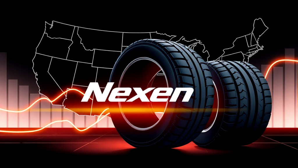 넥센타이어, 실적 개선될까? (illustration 스타일)