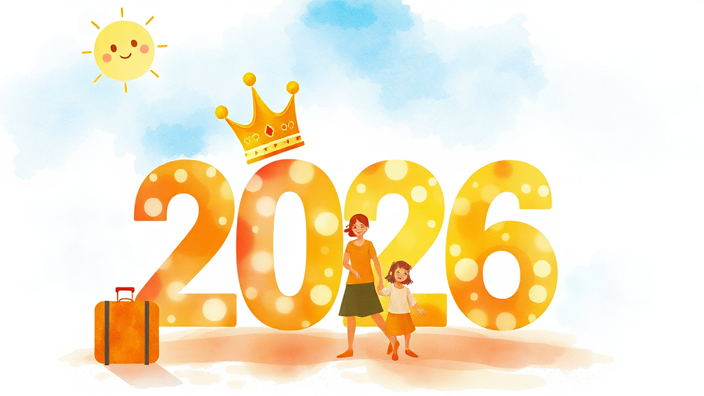 2026년 월별 공휴일 & 연차 꿀팁 (watercolor 스타일)