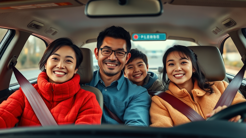 설날 연휴 안전 팁 (realistic 스타일)