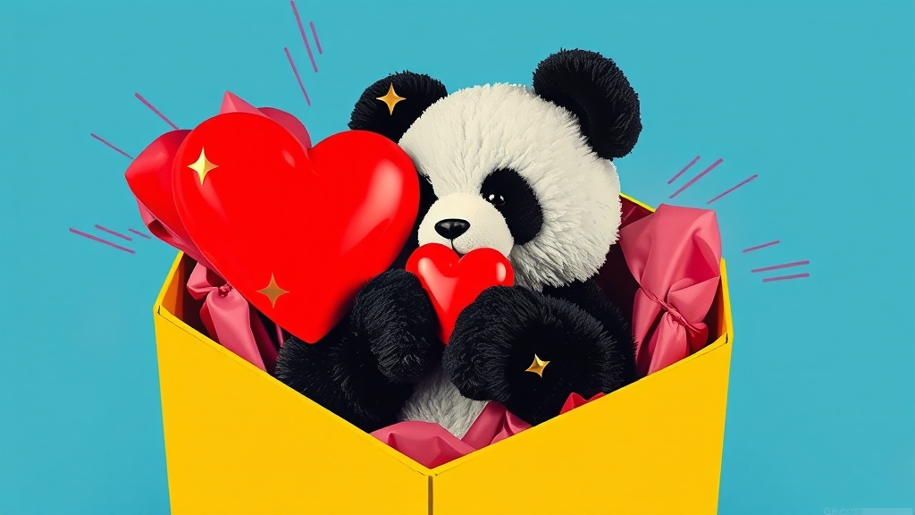 순수함을 담은 특별한 선물 (popart 스타일)