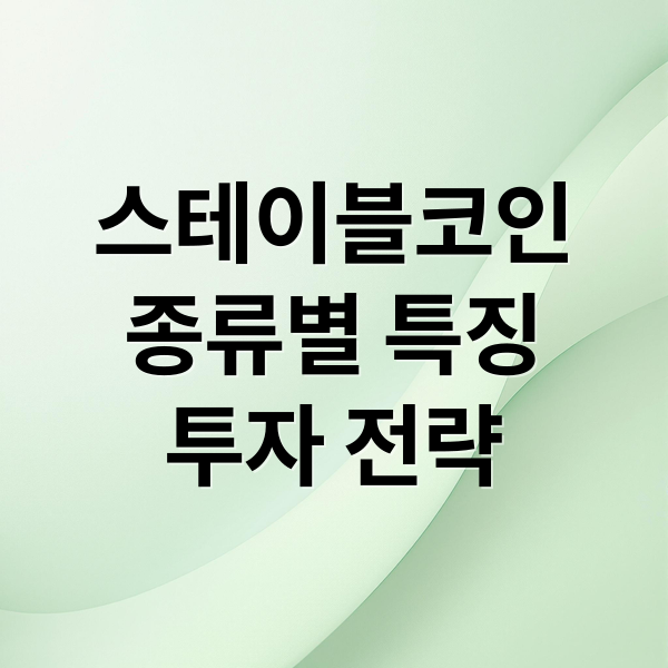 스테이블코인
종류별 특징
투자 전략 (스테이블코인 관련 이슈,위메이드의 USDC.e 도입, 피서브의 FIUSD 출시 계획, 제주은행의 원화 스테이블코인 추진 발표,과열된 단기 상승에 따른 차익 실현과 글로벌 스테이블코인 기업 Circle의 급락(-25% 이상) 여파,  한국은행과 BIS의 규제 경고 등으로 조정세)