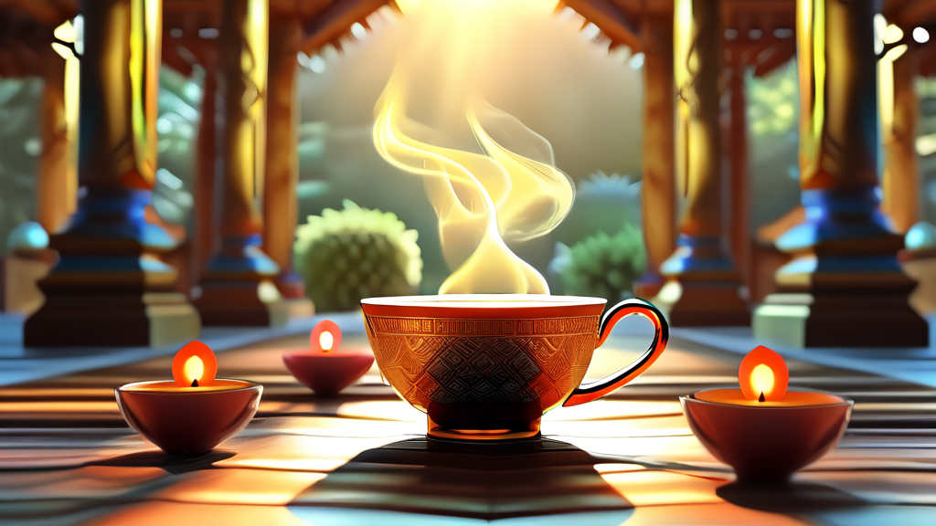 스트레스 해소와 마음 치유: 템플스테이의 진정한 가치 (realistic 스타일)