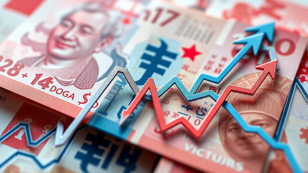 원화 환율과의 복잡한 상관관계 분석 (realistic 스타일)