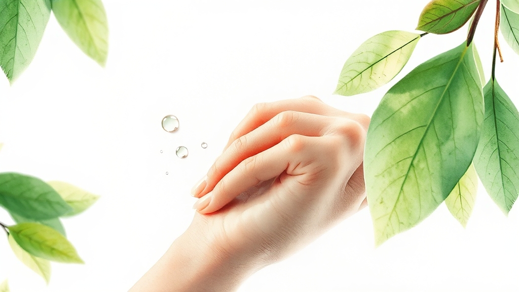 피부 장벽 강화 (watercolor 스타일)