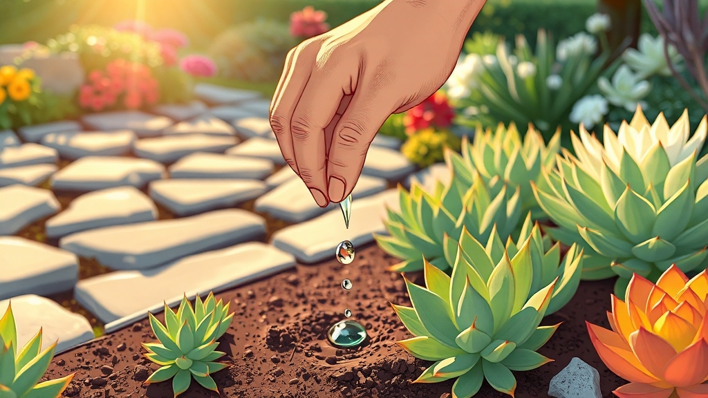 계절별 물주기 꿀팁 (illustration 스타일)