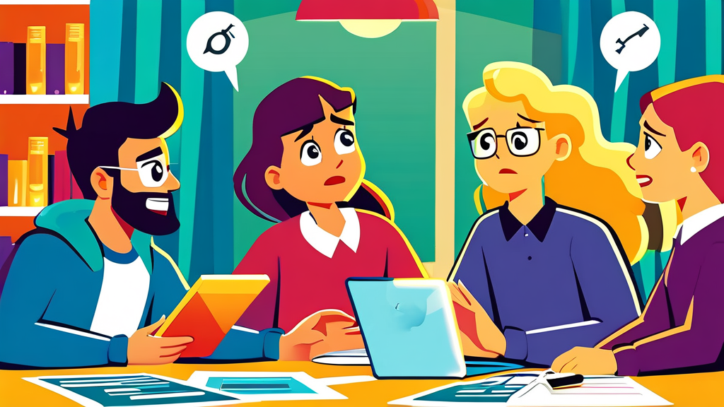 대출 금리와 상환 방식, 똑똑하게 비교하기 (cartoon 스타일)