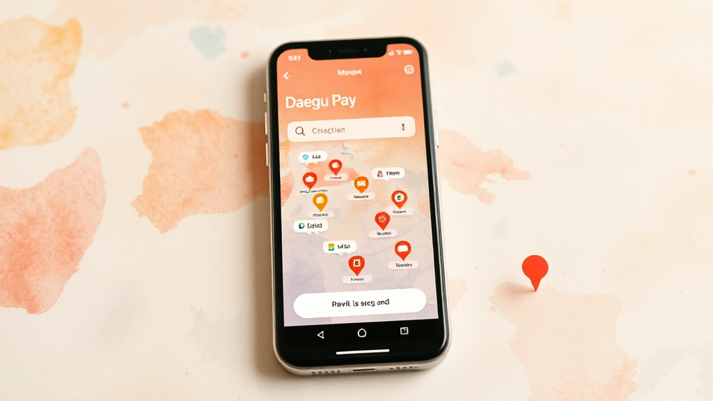 대구로페이, 어디에서 사용할 수 있을까요? (watercolor 스타일)