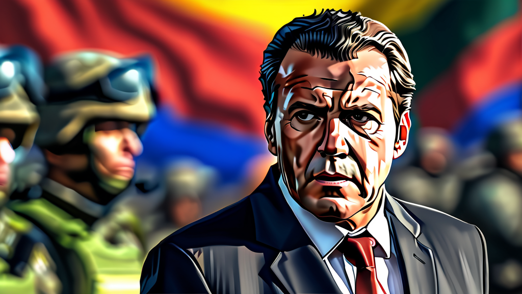 마두로 대통령 체포의 정치적 의미 (realistic 스타일)